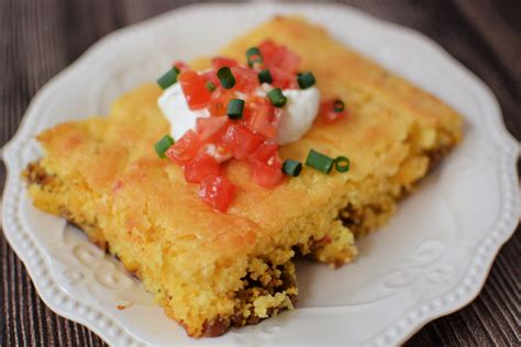 Mexican Cornbread With Ground Beef