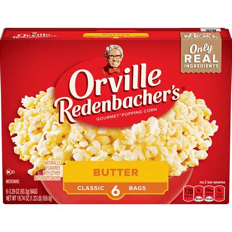 Orville Redenbacher's Butter Microwave Popcorn - Shop Popcorn at H-E-B