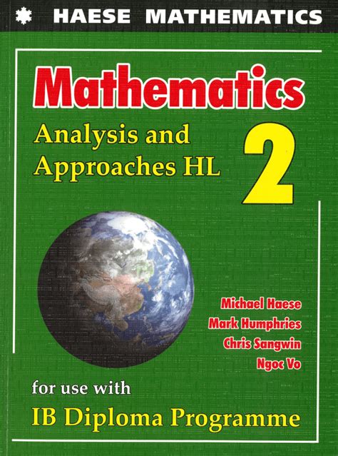 Ib Mathematics Analysis Approaches Hl Textbook Bookupgdl