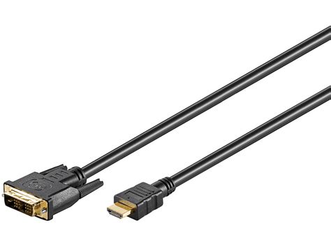 GOOBAY 51580 2m DVI HDMI Adapterkabel Schwarz SATURN