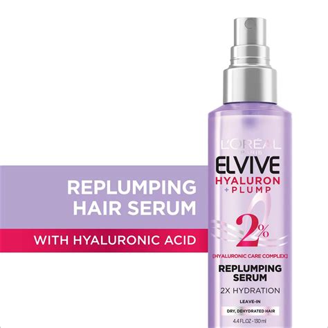 Loréal Paris Elvive Hyaluron Plump Moisture Plump Serum Shop Styling Products And Treatments At