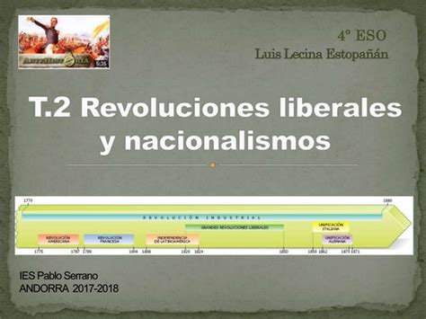 T2 Revoluciones Liberales Y Nacionalismos Ppt