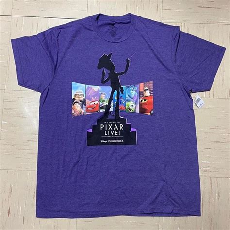 Disney Shirts Disney Parks The Music Of Pixar Live Starring Woody