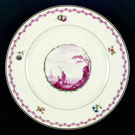 Malmaison Older Purple Scene Dinner Plate By Haviland Replacements