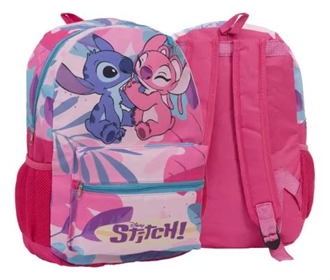 Mochila Escolar Menina Lilo Stitch Tam G Alça Reforçada Frete grátis