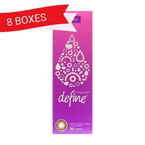 1 Day Acuvue Define Fresh Hazel 8 Boxes Singapore Contact Lenses