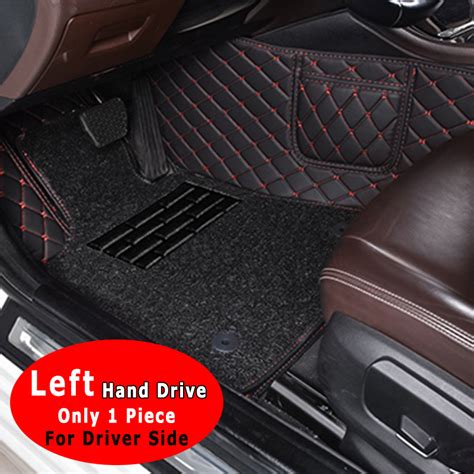 Lhd Double Layer Car Floor Mats For Toyota Fortuner