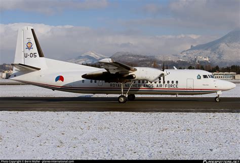 U 05 Royal Netherlands Air Force Fokker 50 120 F27 Mark 0502 Photo By