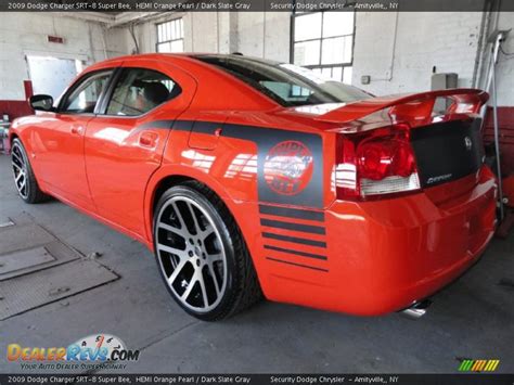 2009 Dodge Charger Srt 8 Super Bee Hemi Orange Pearl Dark Slate Gray