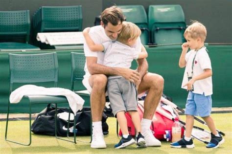 Federer biographer said Roger's son looks promising in...