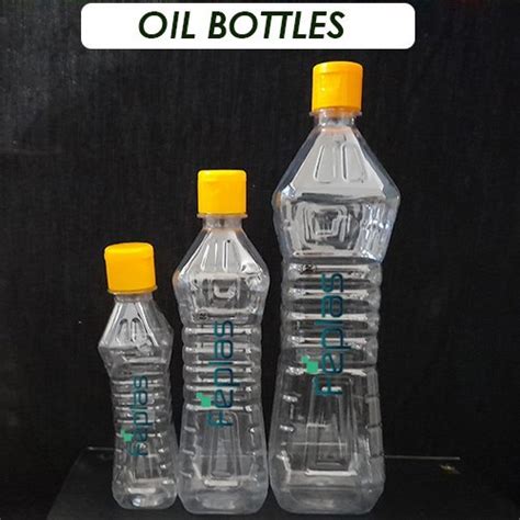 Screw Cap Pet Cooking Oil Bottles Use For Storage Oils Ml Ml