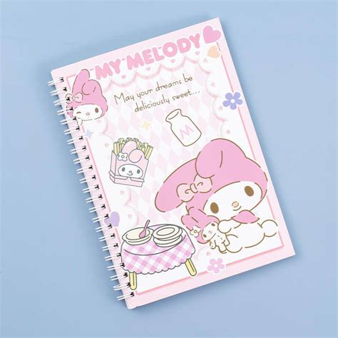 60 Hojas A5 Dibujos Animados Sanrio Bobina Cuaderno Lindo Mymelody