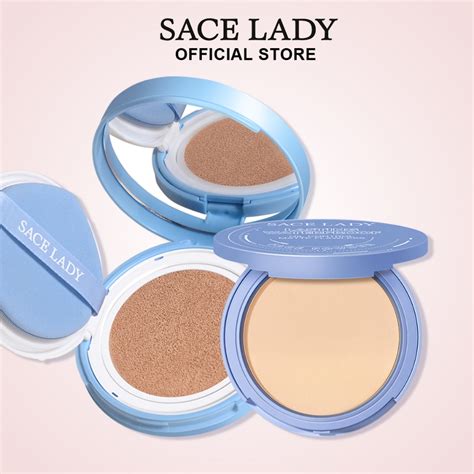 Sace Lady Face Powder Cushion Bb Creamoil Control Matte Setting