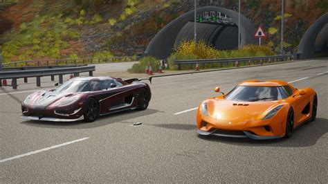 Forza Horizon 4 Drag Race Koenigsegg Regera Vs Koenigsegg Agera RS