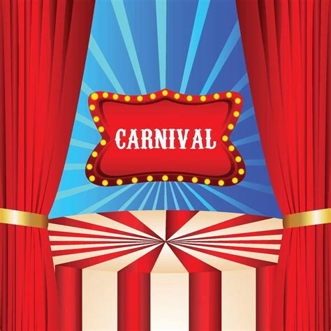 Carnival Party Celebration Background With Circus Curtain 2155511 Vector Art At Vecteezy