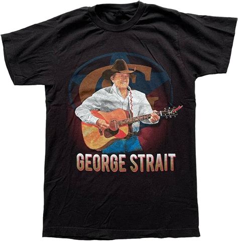 Zhijing George Strait Live In Concert Mens Outdoor Graphic T Shirt