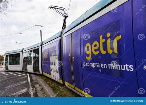 Outdoor Advertisement Of Getir Company In Barcelona Spain Editorial