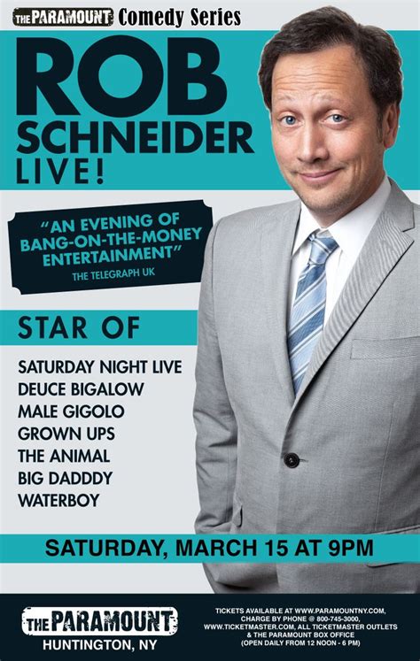 The Paramount Comedy Series Presents Rob Schneider Live March