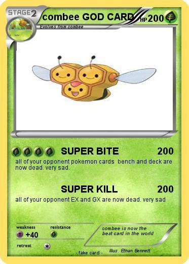 Pokémon combee GOD CARD - SUPER BITE - My Pokemon Card