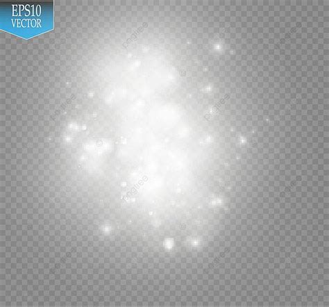 Sparkling Glow Vector Illustration Of Glittering Dust Cloud For A