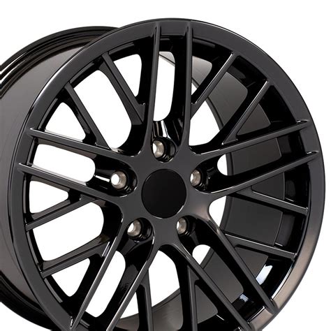 Corvette Wheel C Zr Rim Cv B X Black Chrome Corvette Rim