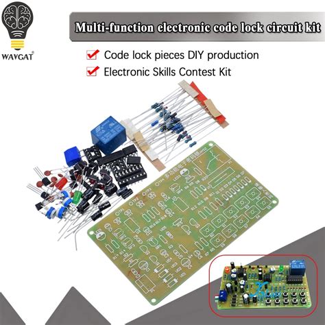 Multi Fun O Kit De Circuito De Bloqueio De C Digo Eletr Nico Diy