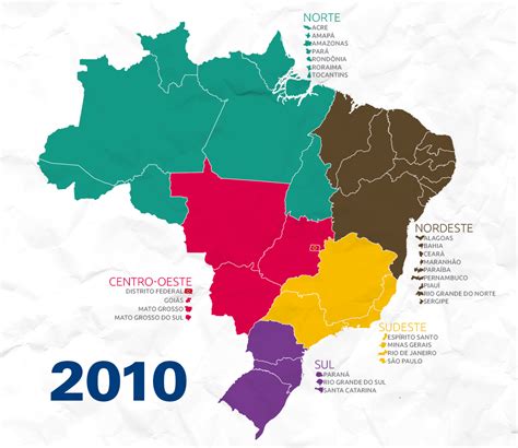 Mapa Região Sul Do Brasil Educação E Transformação