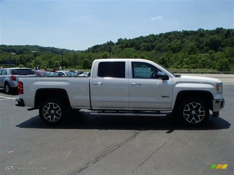 2014 White Diamond Tricoat Gmc Sierra 1500 Slt Crew Cab 4x4 82553949