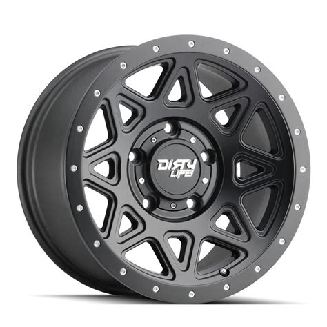 18 Dirty Life Theory 5 120 Matt Black Alloy Wheels Wheels Direct