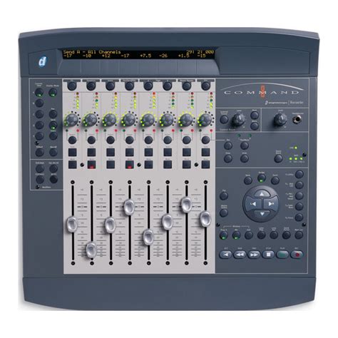 Digidesign Command 8 Manual Pdf Download Manualslib