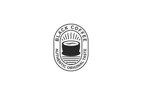 Black Coffee Vintage Logo Graphic by hamniz · Creative Fabrica