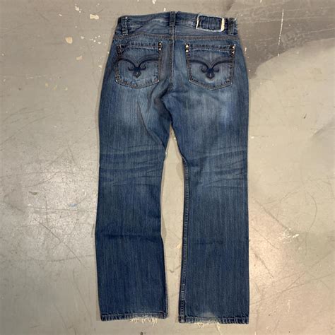 Size 32x32 Y2k Emo Helix Jeans Slim Boot Cut Emo Depop