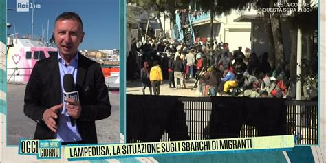 Oggi è un altro giorno 2022 23 Lampedusa la situazione sugli sbarchi