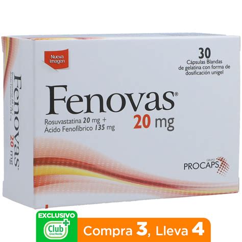 Fenovas Cápsulas Blandas 20 mg 135 mg Caja X 30 Los expertos en