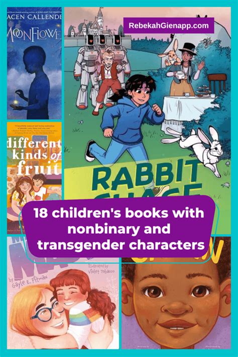 18 Childrens Books With Nonbinary And Transgender Characters