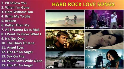 Hard Rock Love Songs Best Love Songs Youtube