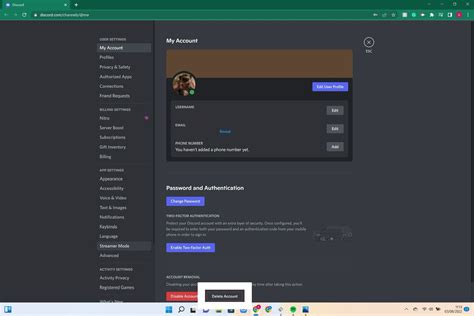 Cómo eliminar una cuenta de Discord ThemeLocal consejos de blog que