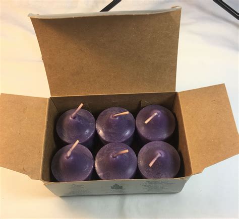 Partylite Lavender Amethyst V0666 Votive Candles 6 Pck Nib Retired Free Ship Ebay