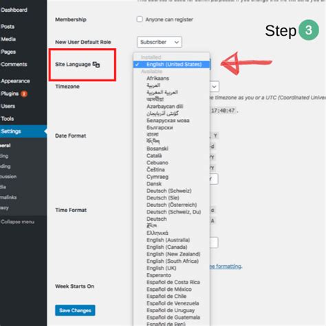 How To Change The Wordpress Admin Language Wpfixd