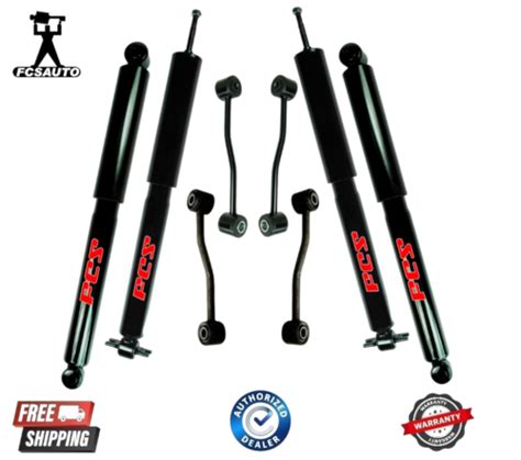 New Front Rear Shock Absorber Sway Bar Set Fcs For Jeep Grand