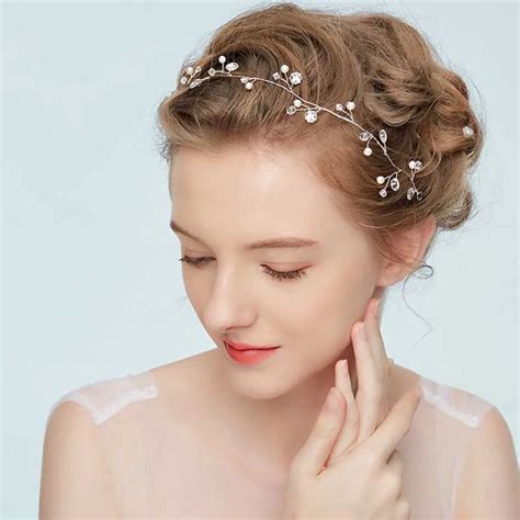 Exquisite Rhinestone Headbands For Women Wedding Hair Ornaments Bridal