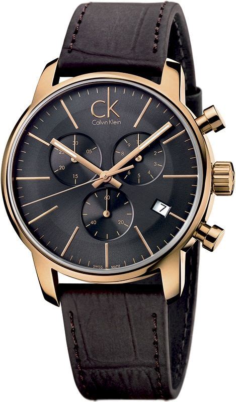 Calvin Klein CITY chrono rosé K2G276G3 Herrenchronograph Armband