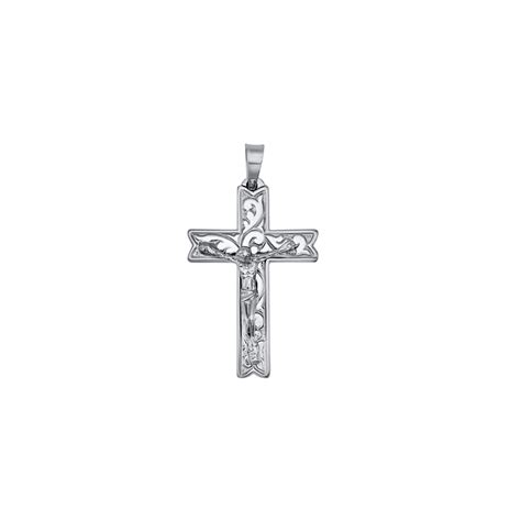 Sterling Silver Crucifix Pendant Savelli Religious