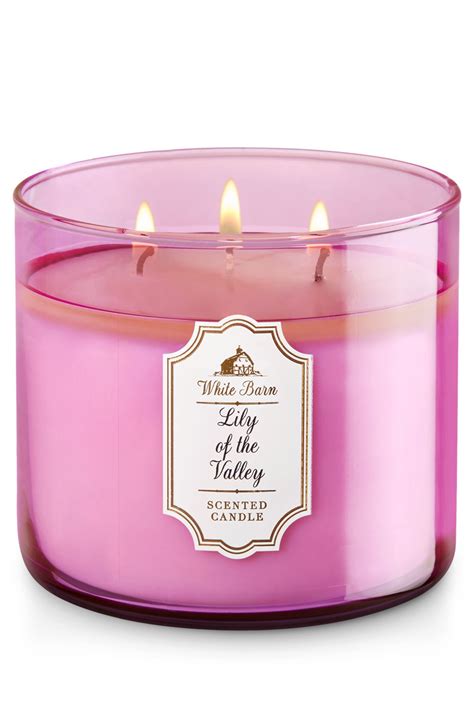 Lily Of The Valley 3 Wick Candle Home Fragrance 1037181 Bath And Body Works Candles Bath