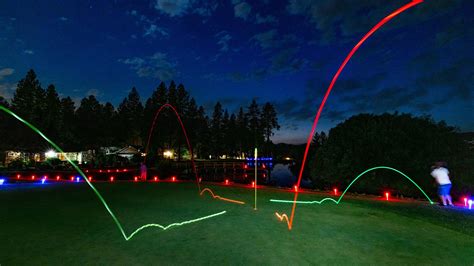 2023 Glow Golf Event Glow In The Dark Golfing Bear Mountain Golf Course