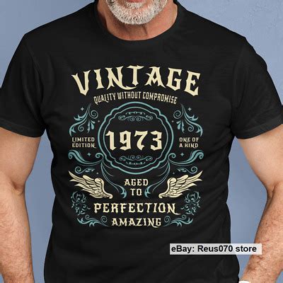 Th Year Old T Shirt Vintage Birthday Gift For Dad Fathers Day