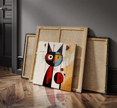 Miro Cat Portrait Different Sizes Joan Miro Wall Art Miro Cat Print