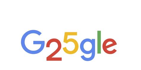 Doodle de Google el buscador celebra 25 años y recibe su homenaje