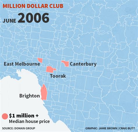 Melbourne House Prices Million Dollar Suburbs Mapped Konrad Bobilak