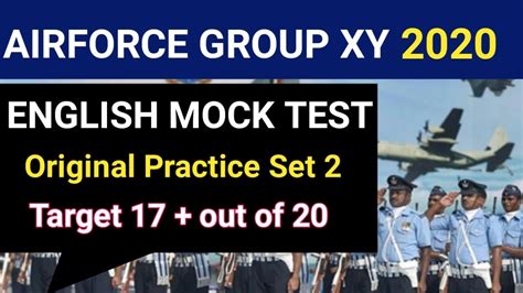 Airforce Group X Y English Mock Test English Practice Set For